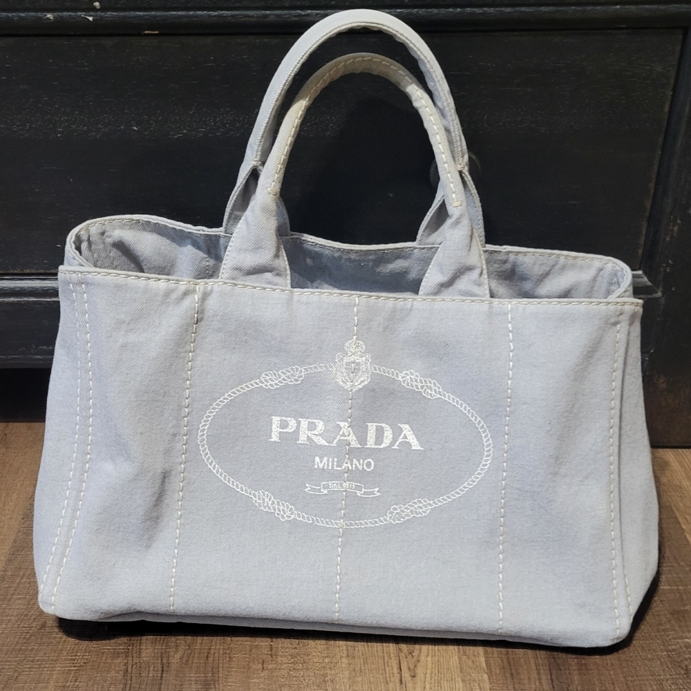 Authentic Prada Canapa Tote
